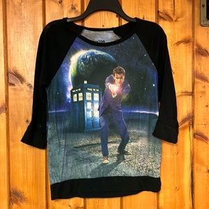 Doctor Who Three quarter sleeve tee